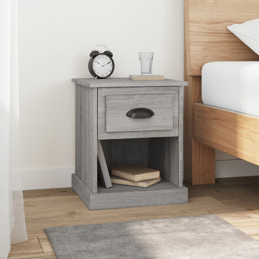 Nachttische 2 Stk. Grau Sonoma 39x39x47,5 cm Holzwerkstoff - Pazzar.ch