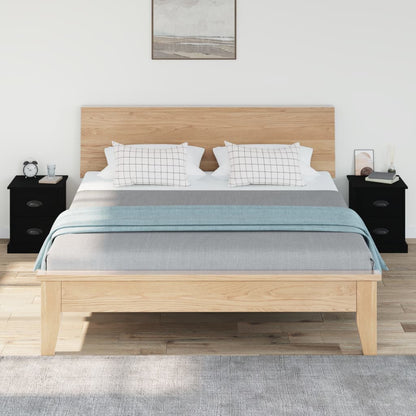 Nachttische 2 Stk. Schwarz 39x39x47,5 cm Holzwerkstoff - Pazzar.ch
