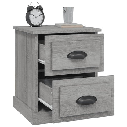 Nachttische 2 Stk. Grau Sonoma 39x39x47,5 cm Holzwerkstoff - Pazzar.ch