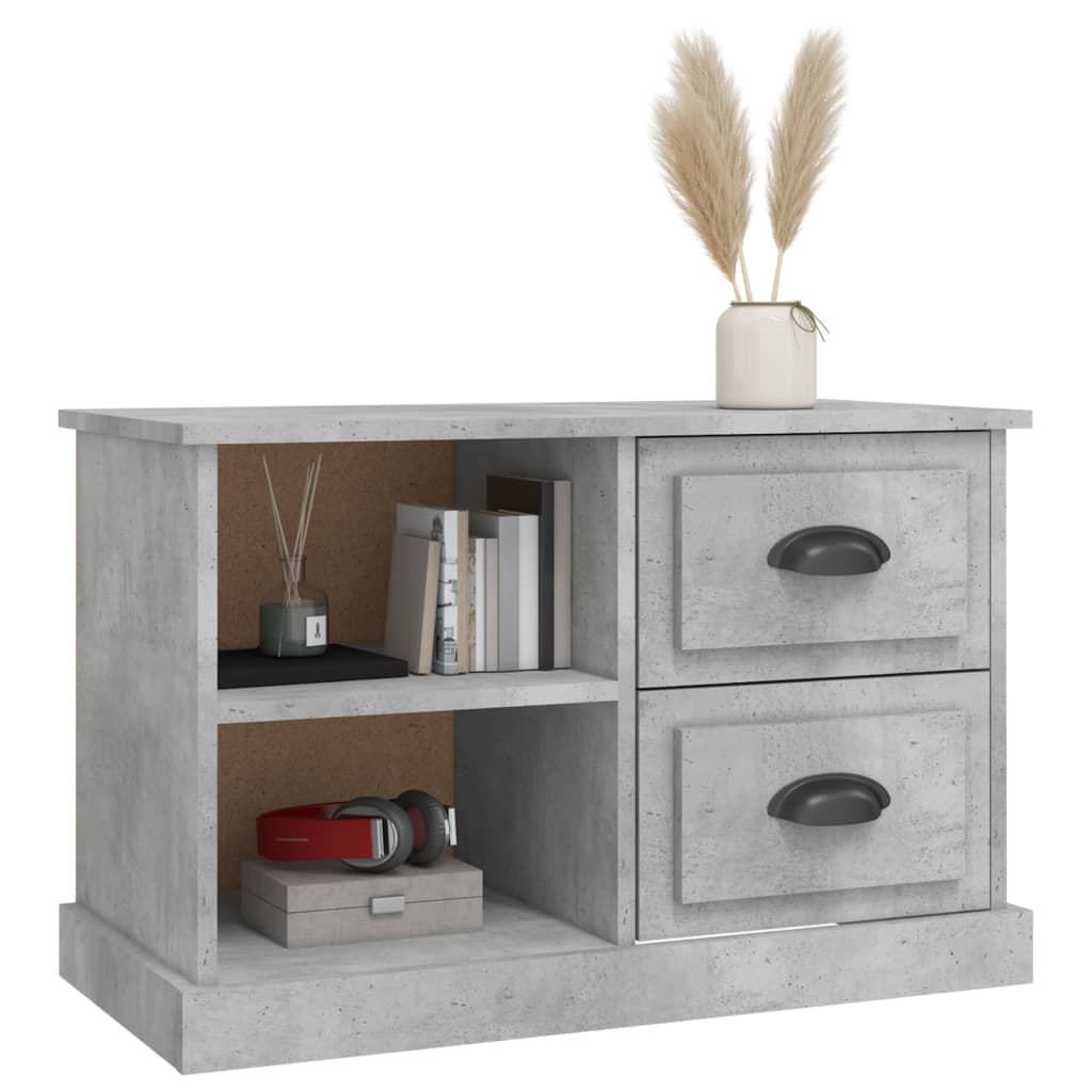 TV-Schrank Betongrau 73x35,5x47,5 cm Holzwerkstoff - Pazzar.ch
