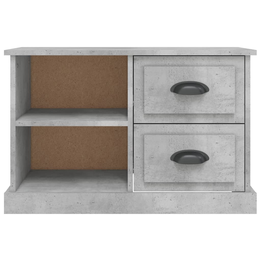 TV-Schrank Betongrau 73x35,5x47,5 cm Holzwerkstoff - Pazzar.ch