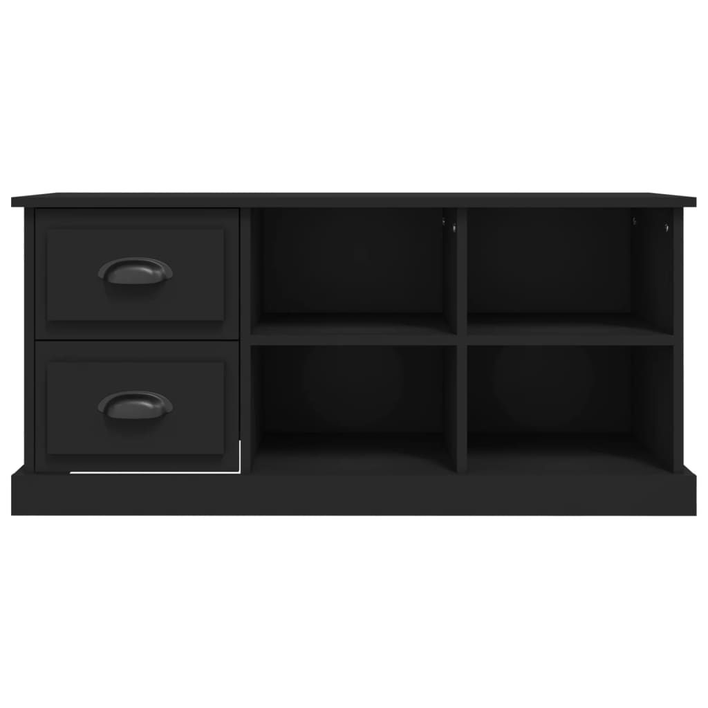 TV-Schrank Schwarz 102x35,5x47,5 cm Holzwerkstoff - Pazzar.ch