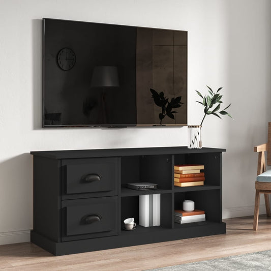 TV-Schrank Schwarz 102x35,5x47,5 cm Holzwerkstoff - Pazzar.ch