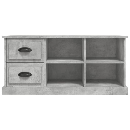 TV-Schrank Betongrau 102x35,5x47,5 cm Holzwerkstoff - Pazzar.ch
