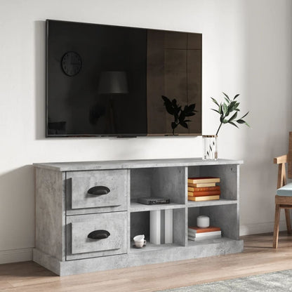 TV-Schrank Betongrau 102x35,5x47,5 cm Holzwerkstoff - Pazzar.ch