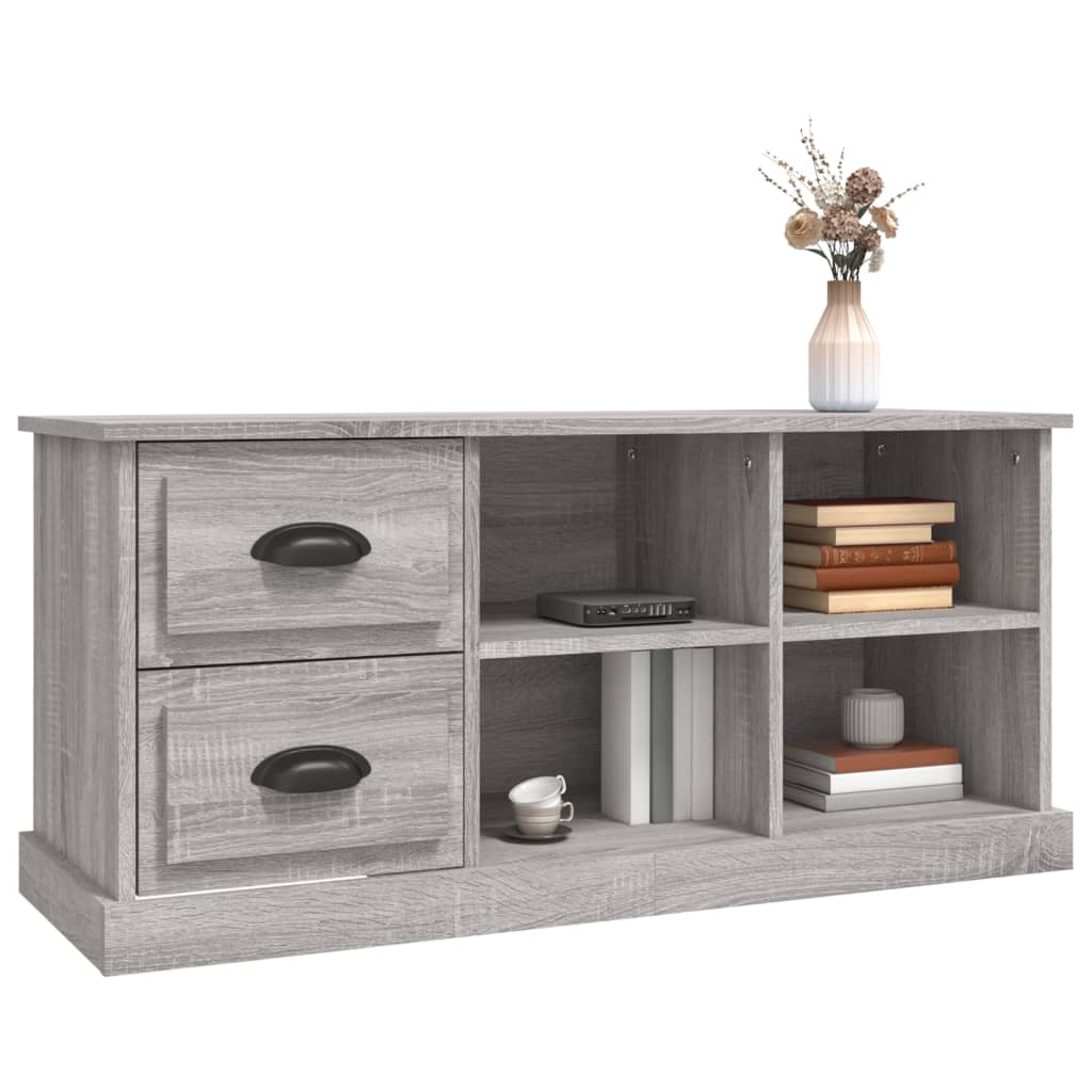 TV-Schrank Grau Sonoma 102x35,5x47,5 cm Holzwerkstoff - Pazzar.ch