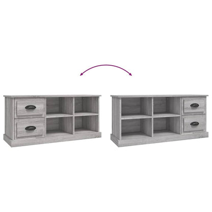 TV-Schrank Grau Sonoma 102x35,5x47,5 cm Holzwerkstoff - Pazzar.ch