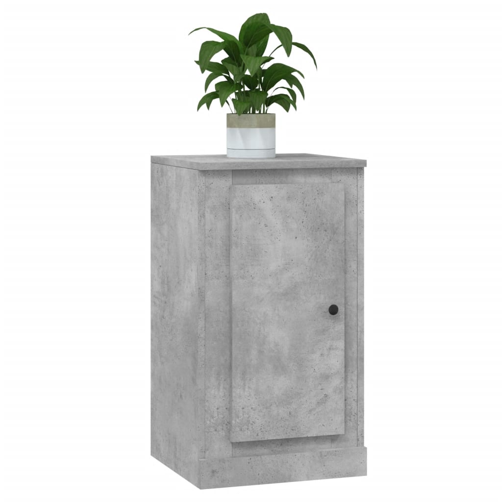 Sideboard Betongrau 37,5x35,5x67,5 cm Holzwerkstoff - Pazzar.ch