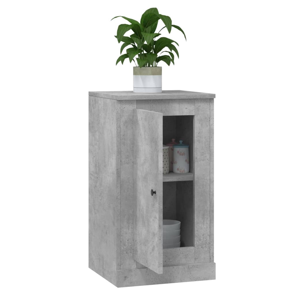 Sideboard Betongrau 37,5x35,5x67,5 cm Holzwerkstoff - Pazzar.ch