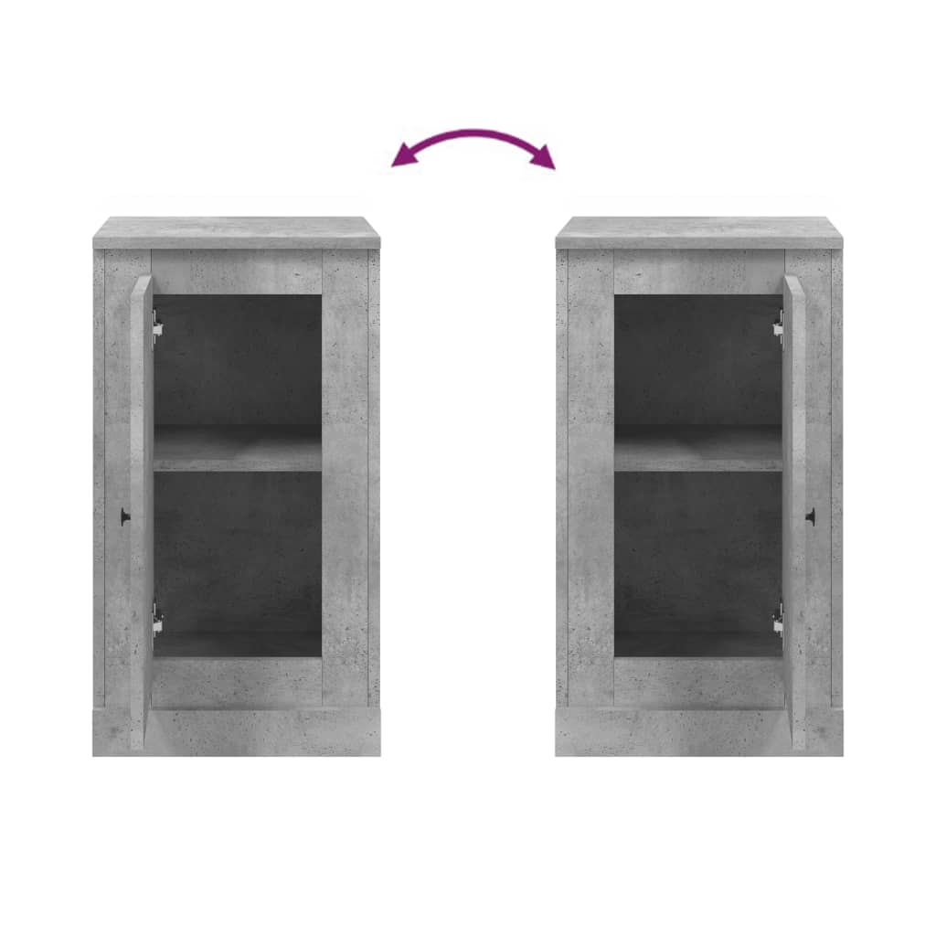 Sideboard Betongrau 37,5x35,5x67,5 cm Holzwerkstoff