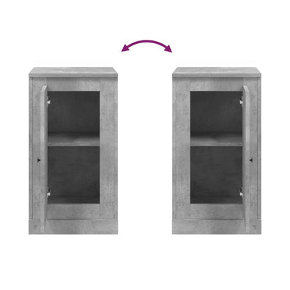 Sideboard Betongrau 37,5x35,5x67,5 cm Holzwerkstoff - Pazzar.ch