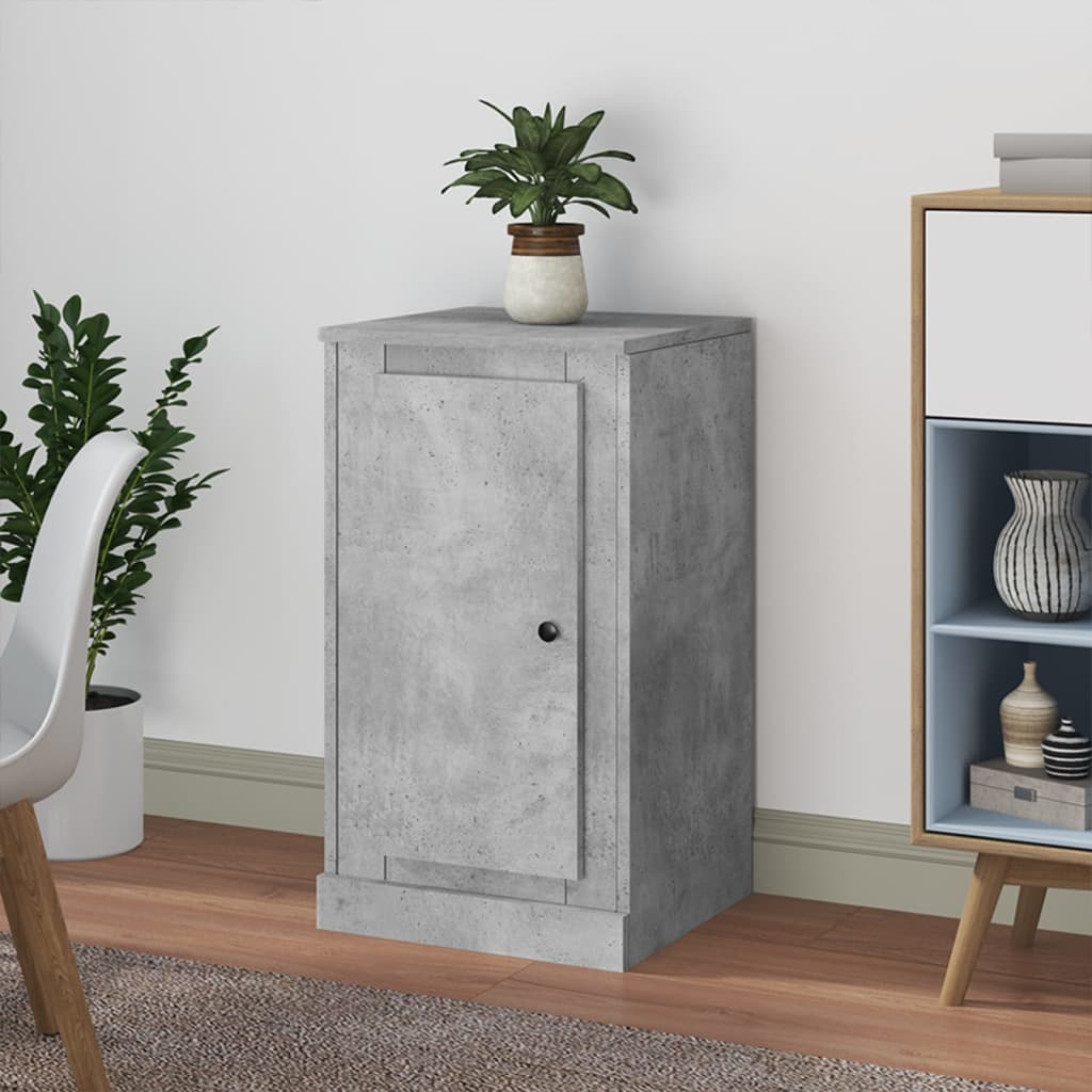 Sideboard Betongrau 37,5x35,5x67,5 cm Holzwerkstoff - Pazzar.ch