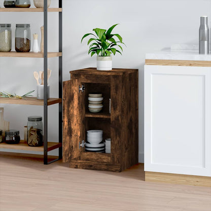 Sideboard Räuchereiche 37,5x35,5x67,5 cm Holzwerkstoff - Pazzar.ch