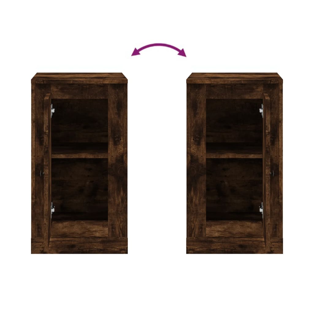 Sideboard Räuchereiche 37,5x35,5x67,5 cm Holzwerkstoff