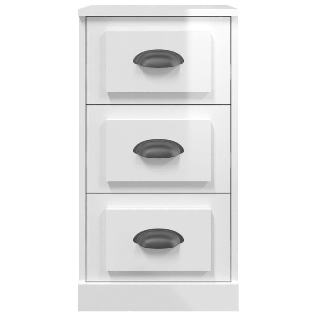Sideboard Hochglanz-Weiß 36x35,5x67,5 cm Holzwerkstoff - Pazzar.ch