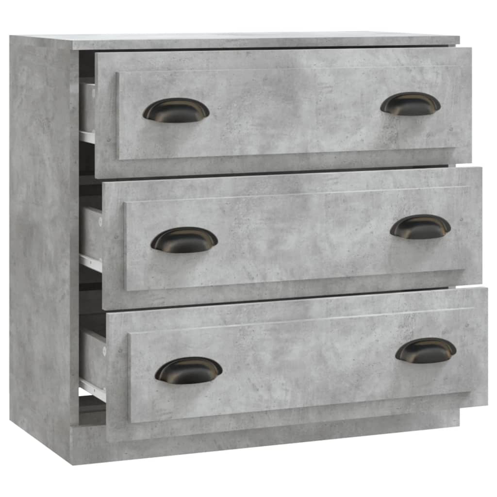 Sideboard Betongrau 70x35,5x67,5 cm Holzwerkstoff - Pazzar.ch