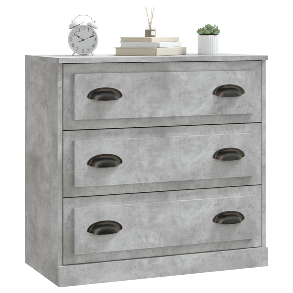 Sideboard Betongrau 70x35,5x67,5 cm Holzwerkstoff - Pazzar.ch