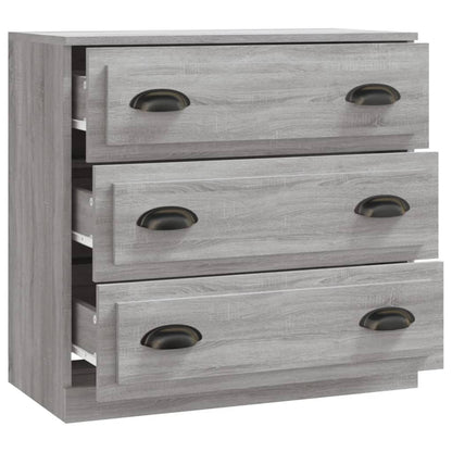 Sideboard Grau Sonoma 70x35,5x67,5 cm Holzwerkstoff - Pazzar.ch