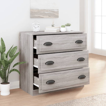 Sideboard Grau Sonoma 70x35,5x67,5 cm Holzwerkstoff - Pazzar.ch