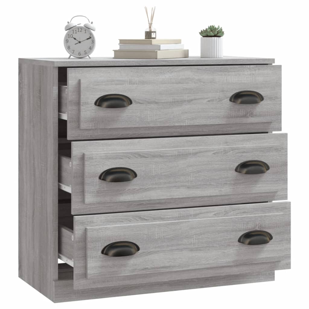 Sideboard Grau Sonoma 70x35,5x67,5 cm Holzwerkstoff - Pazzar.ch