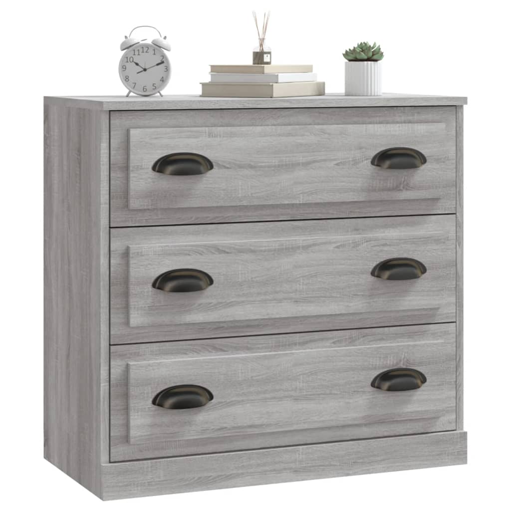 Sideboard Grau Sonoma 70x35,5x67,5 cm Holzwerkstoff - Pazzar.ch