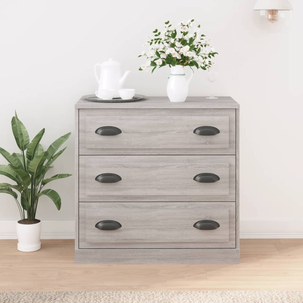 Sideboard Grau Sonoma 70x35,5x67,5 cm Holzwerkstoff - Pazzar.ch