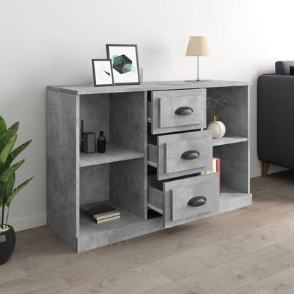 Sideboard Betongrau 104,5x35,5x67,5 cm Holzwerkstoff - Pazzar.ch