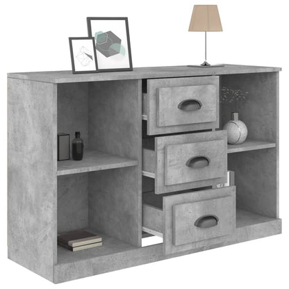 Sideboard Betongrau 104,5x35,5x67,5 cm Holzwerkstoff - Pazzar.ch