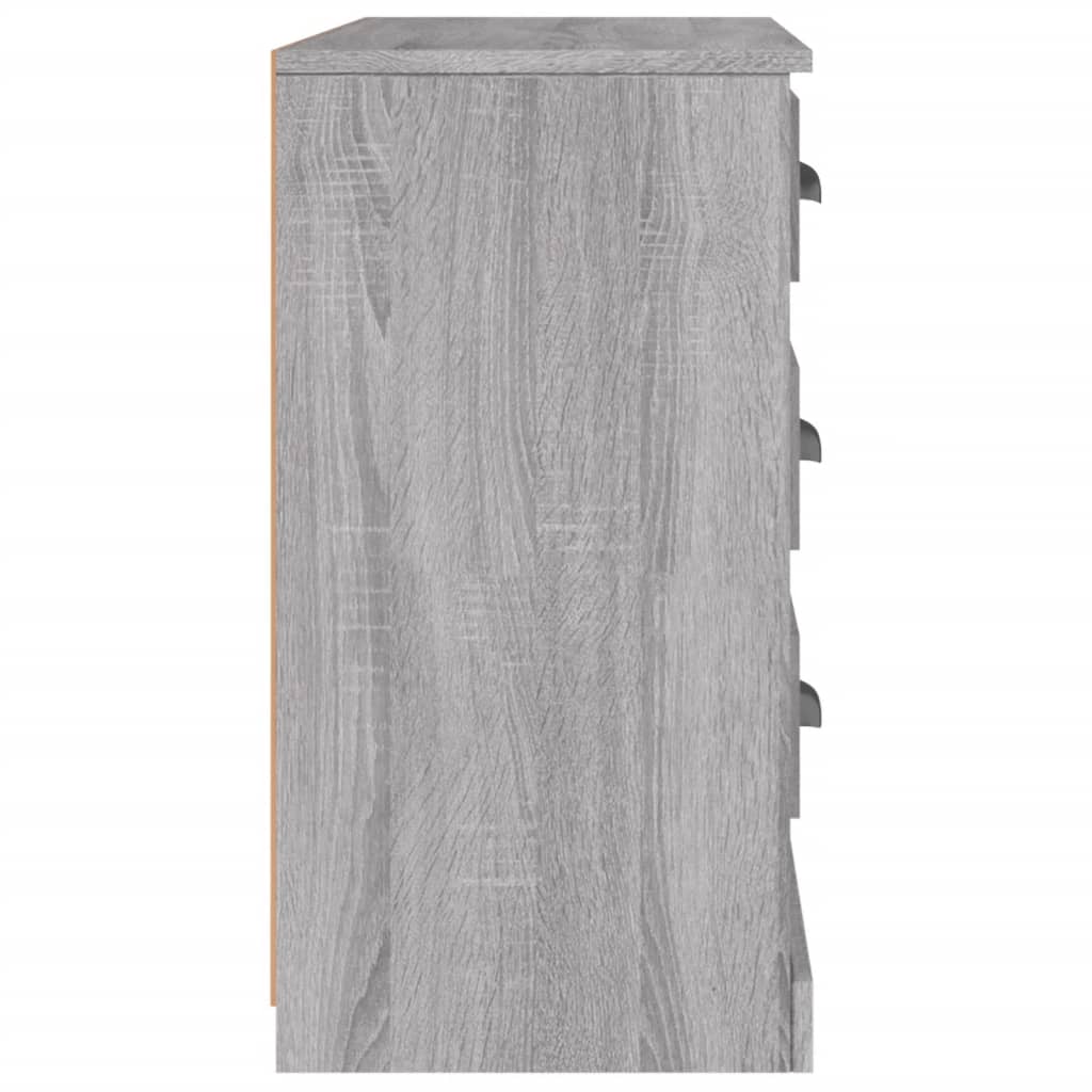 Sideboard Grau Sonoma 104,5x35,5x67,5 cm Holzwerkstoff - Pazzar.ch