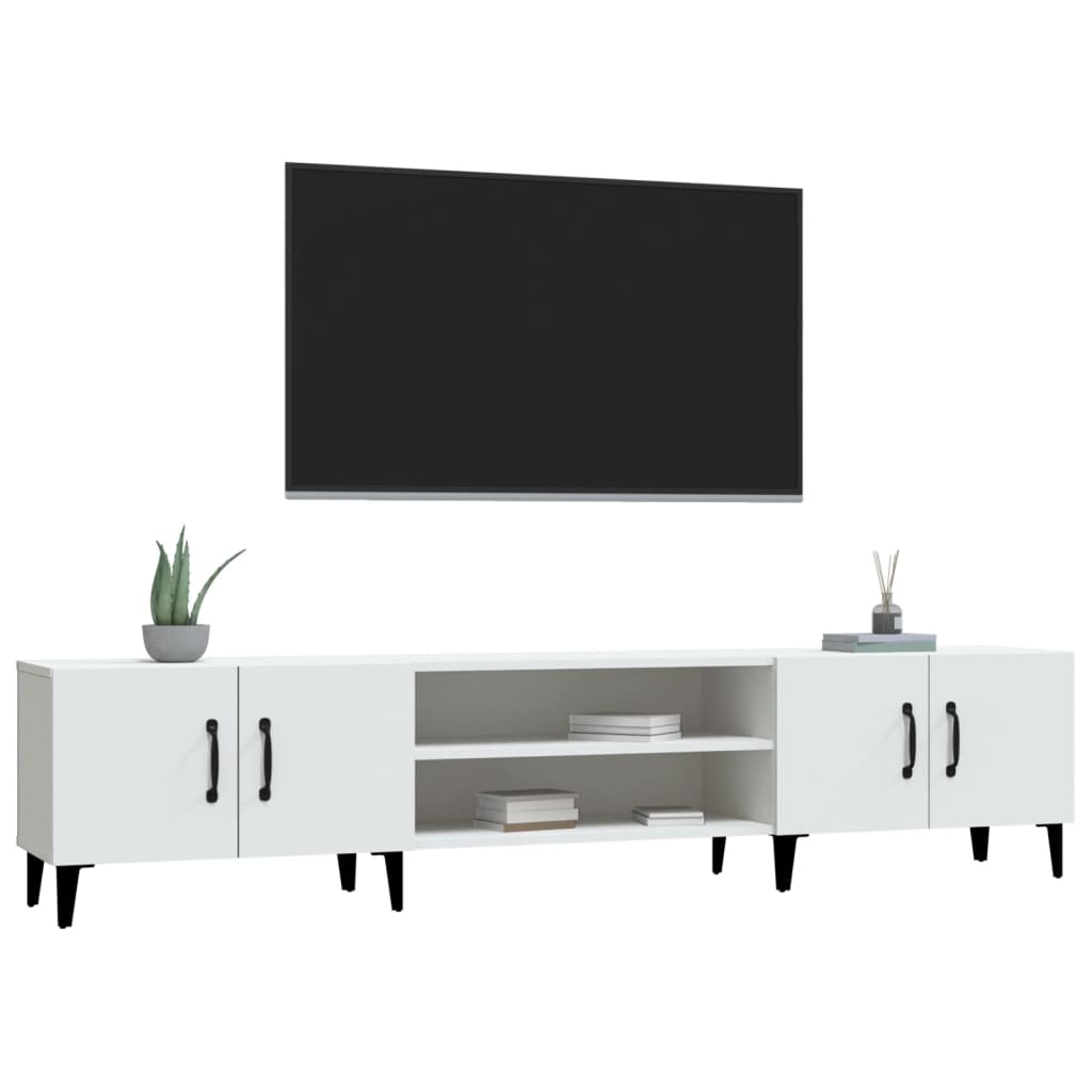 TV-Schrank Weiß 180x31,5x40 cm Holzwerkstoff - Pazzar.ch