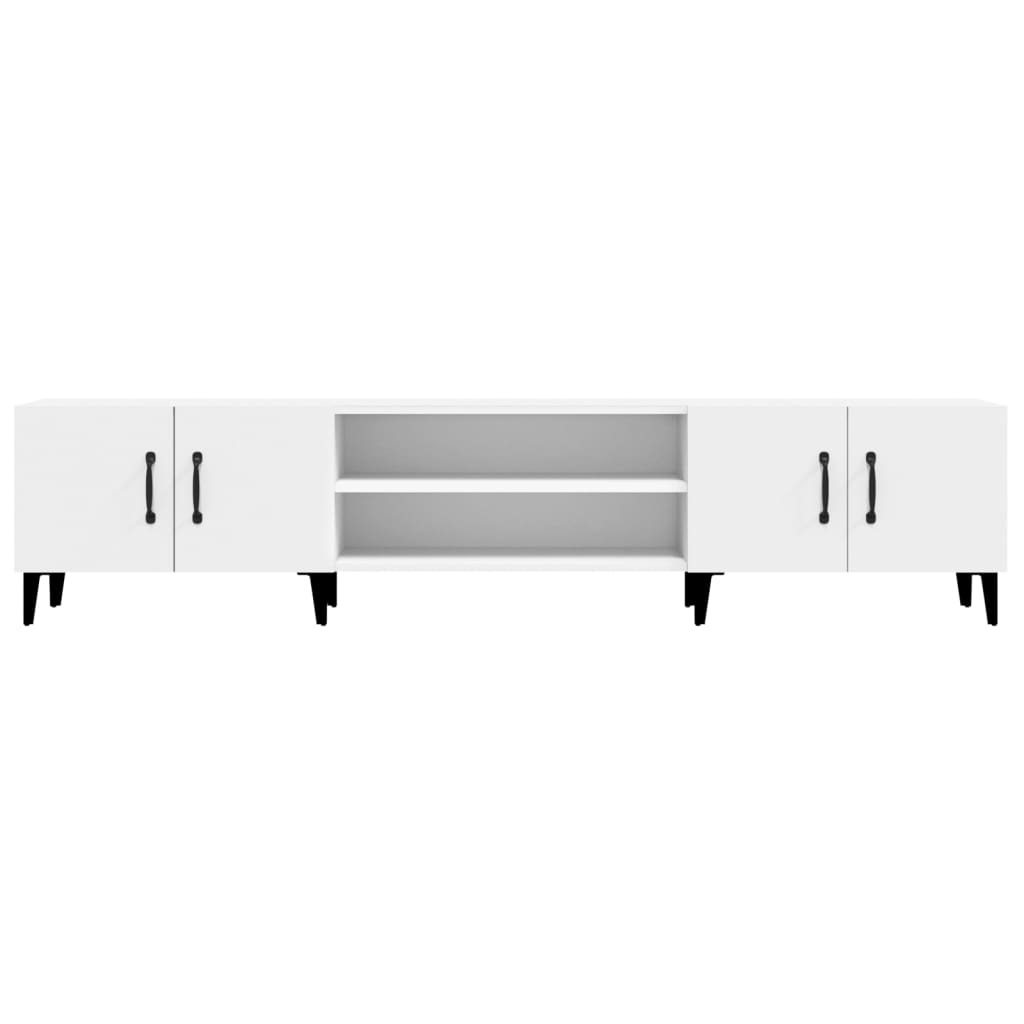TV-Schrank Weiß 180x31,5x40 cm Holzwerkstoff - Pazzar.ch