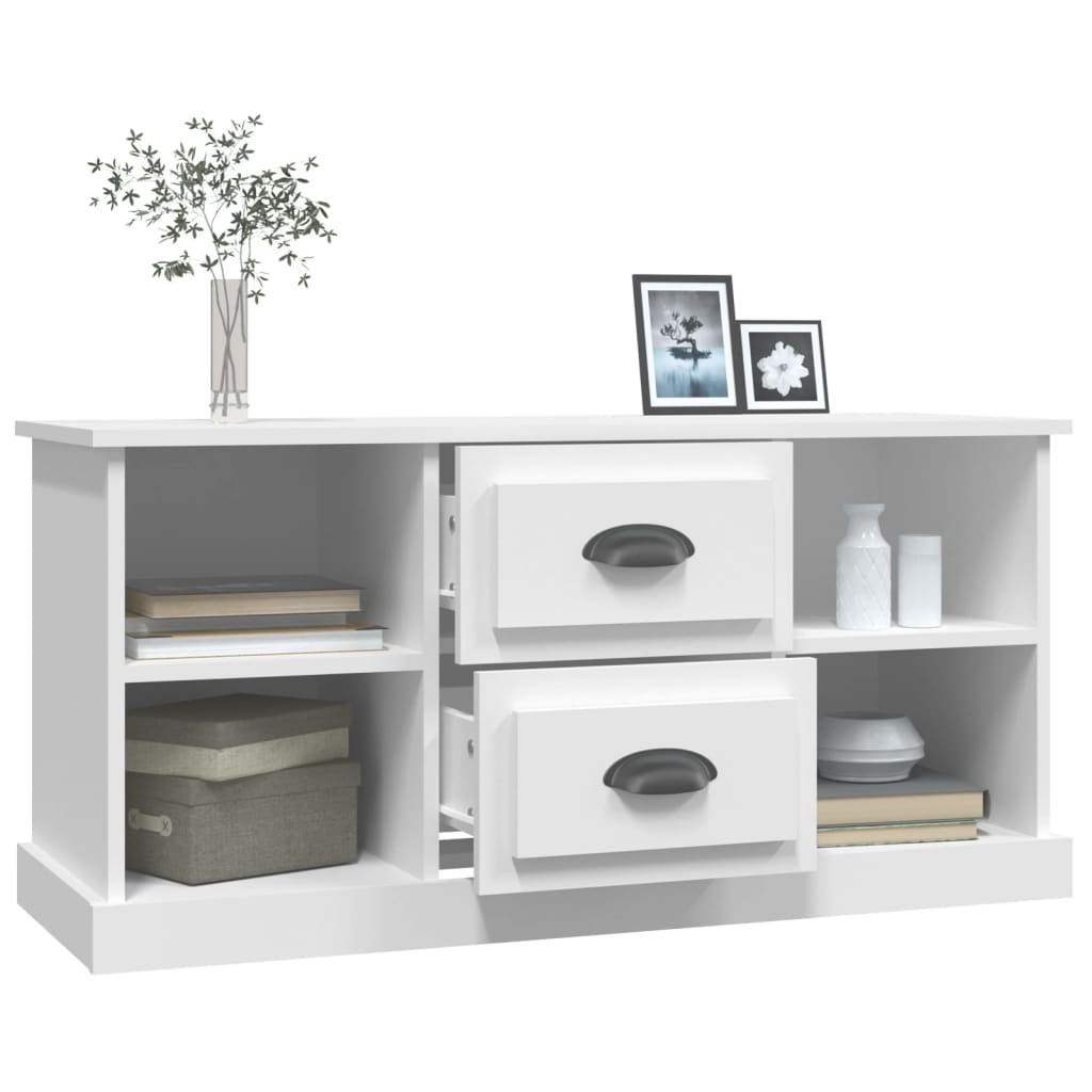 TV-Schrank Weiß 99,5x35,5x48 cm Holzwerkstoff - Pazzar.ch