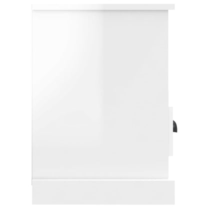 TV-Schrank Hochglanz-Weiß 80x35x50 cm Holzwerkstoff - Pazzar.ch