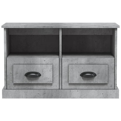 TV-Schrank Betongrau 80x35x50 cm Holzwerkstoff - Pazzar.ch