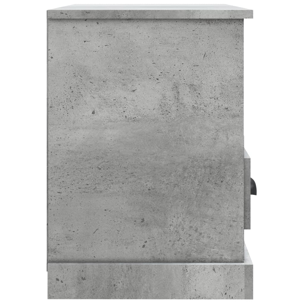 TV-Schrank Betongrau 80x35x50 cm Holzwerkstoff - Pazzar.ch