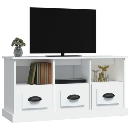 TV-Schrank Weiß 100x35x50 cm Holzwerkstoff - Pazzar.ch