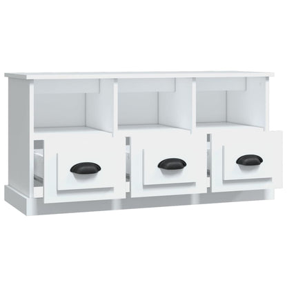 TV-Schrank Weiß 100x35x50 cm Holzwerkstoff - Pazzar.ch