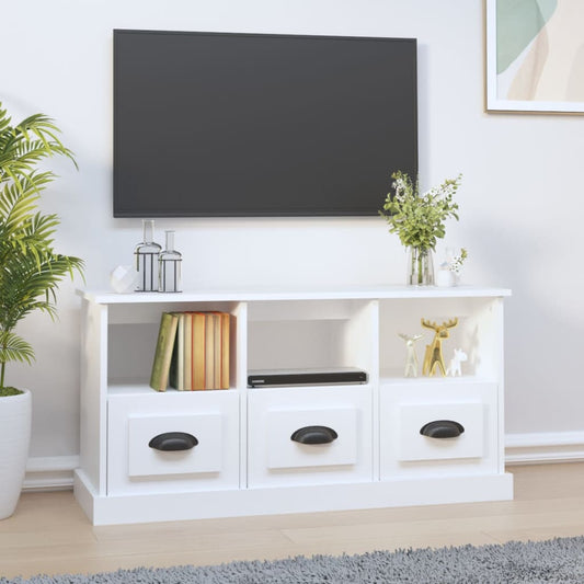 TV-Schrank Weiß 100x35x50 cm Holzwerkstoff - Pazzar.ch