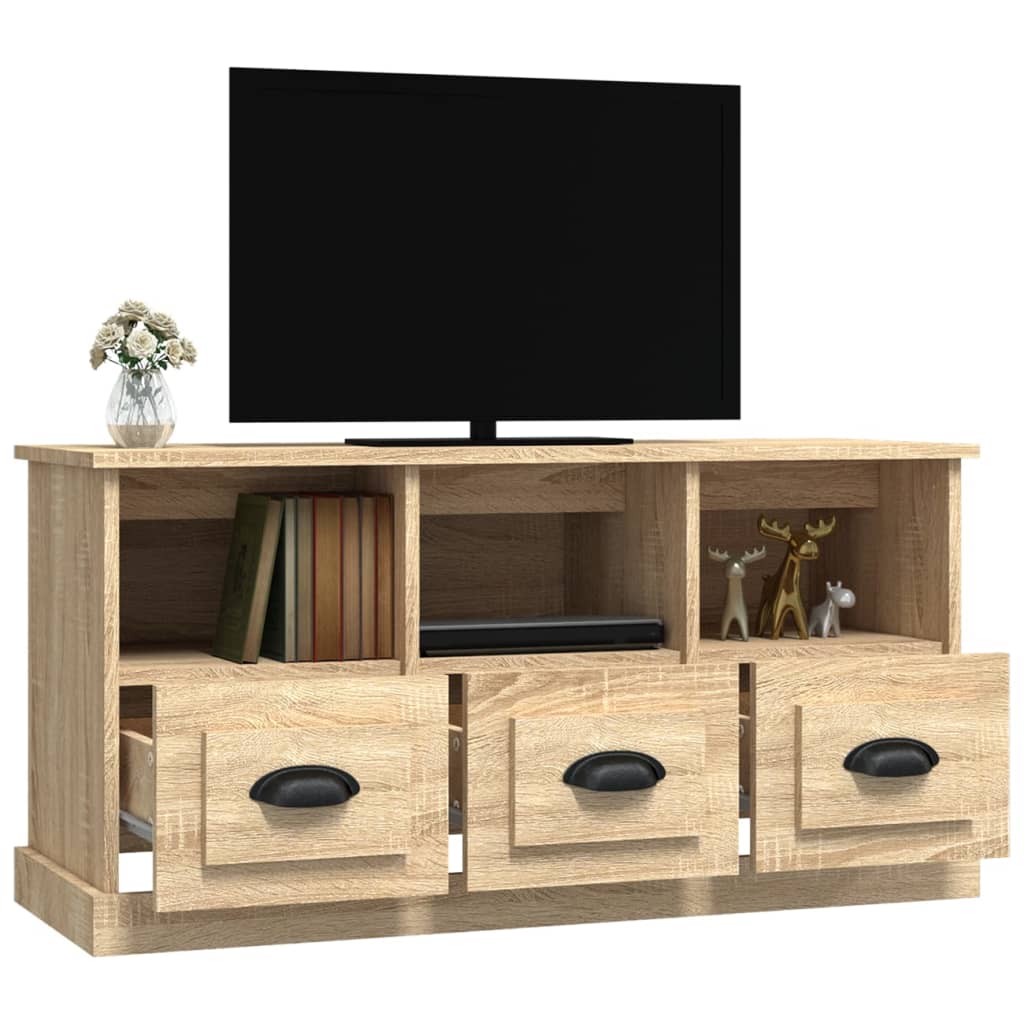 TV-Schrank Sonoma-Eiche 100x35x50 cm Holzwerkstoff - Pazzar.ch