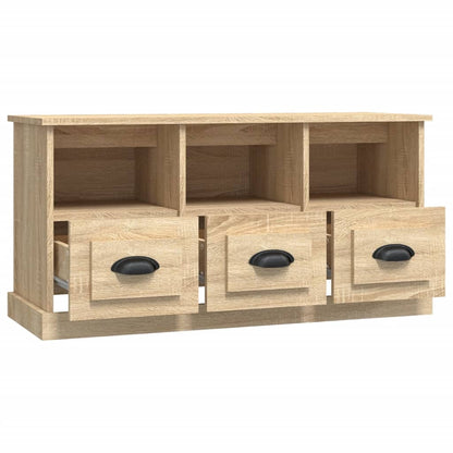 TV-Schrank Sonoma-Eiche 100x35x50 cm Holzwerkstoff - Pazzar.ch