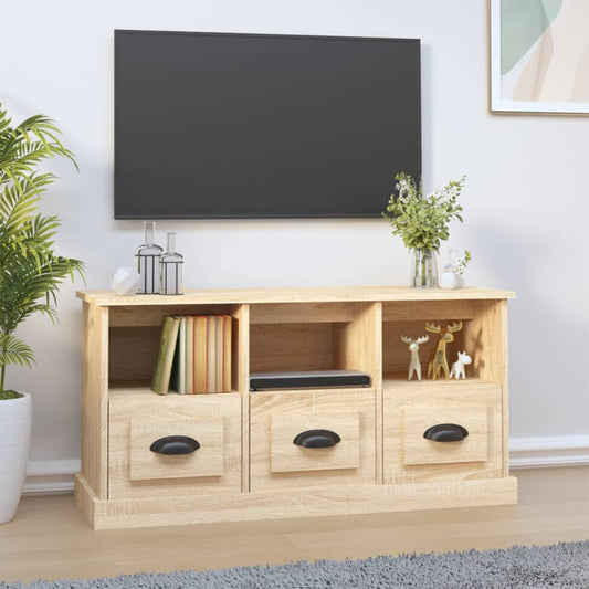 TV-Schrank Sonoma-Eiche 100x35x50 cm Holzwerkstoff - Pazzar.ch