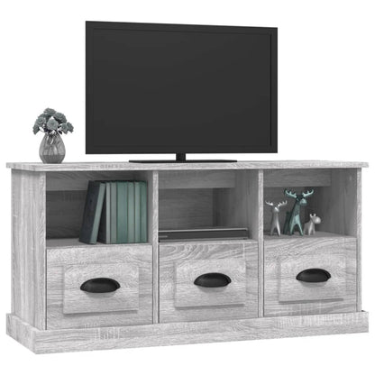 TV-Schrank Grau Sonoma 100x35x50 cm Holzwerkstoff - Pazzar.ch