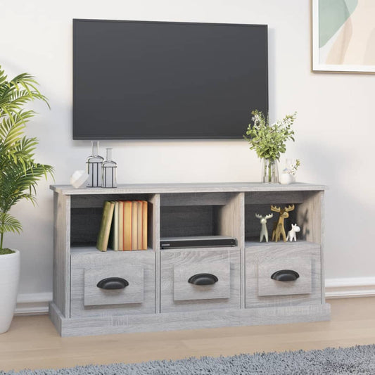 TV-Schrank Grau Sonoma 100x35x50 cm Holzwerkstoff - Pazzar.ch