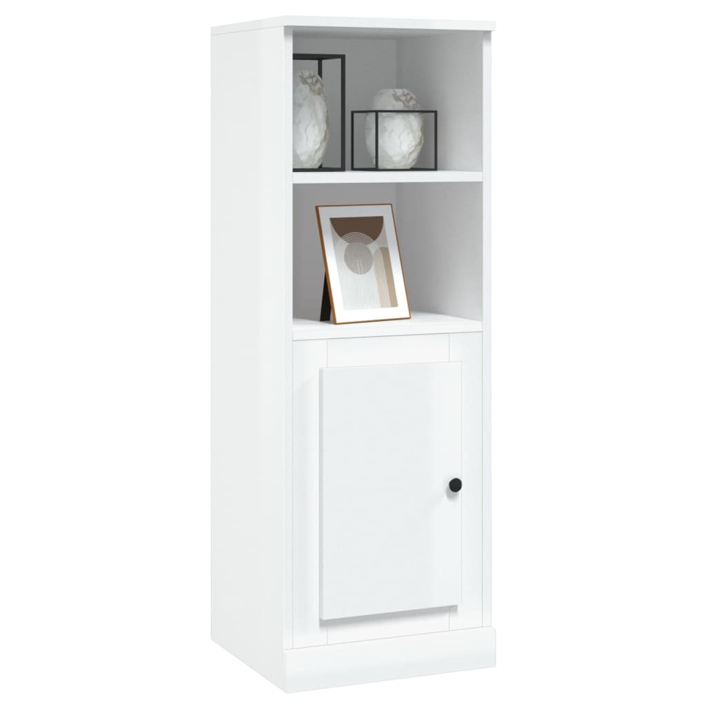 Highboard Hochglanz-Weiß 36x35,5x103,5 cm Holzwerkstoff - Pazzar.ch