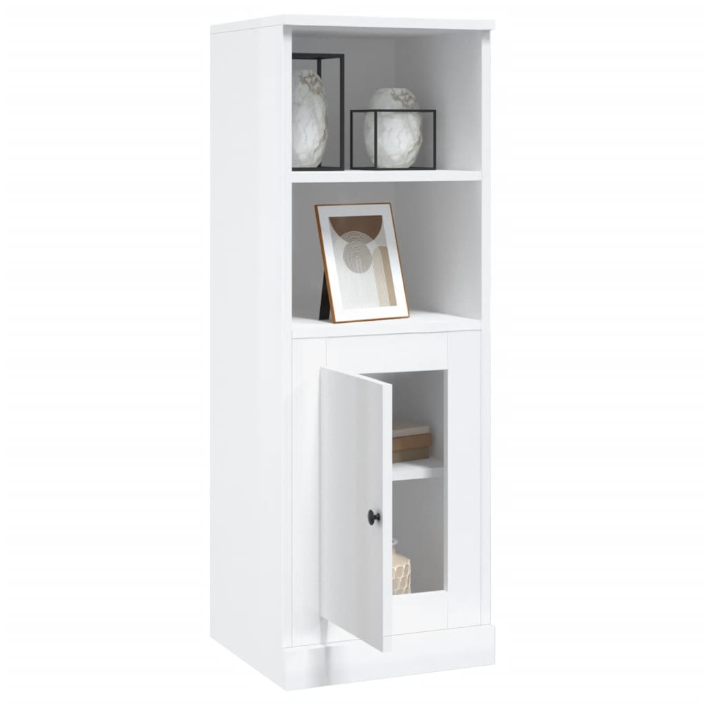 Highboard Hochglanz-Weiß 36x35,5x103,5 cm Holzwerkstoff - Pazzar.ch