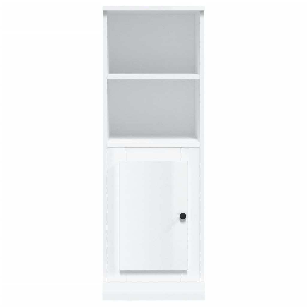 Highboard Hochglanz-Weiß 36x35,5x103,5 cm Holzwerkstoff - Pazzar.ch