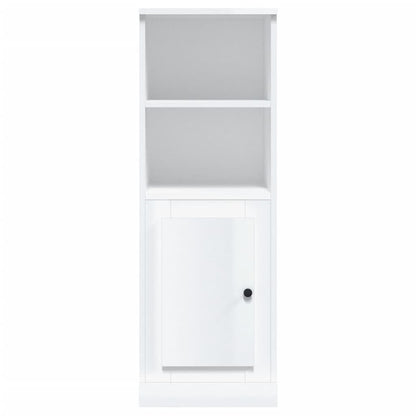 Highboard Hochglanz-Weiß 36x35,5x103,5 cm Holzwerkstoff - Pazzar.ch