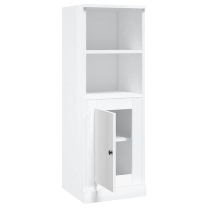 Highboard Hochglanz-Weiß 36x35,5x103,5 cm Holzwerkstoff - Pazzar.ch