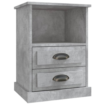 Nachttische 2 Stk. Betongrau 43x36x60 cm - Pazzar.ch