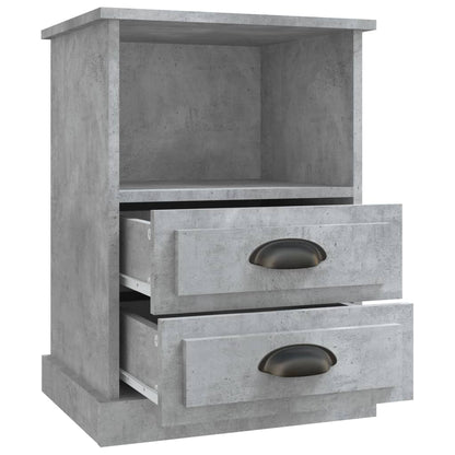 Nachttische 2 Stk. Betongrau 43x36x60 cm - Pazzar.ch